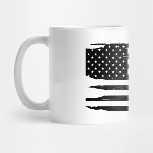 Fishing and American Flag Mug